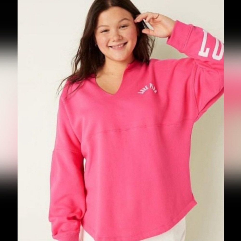 PINK VS Campus Crewneck Sweatshirt